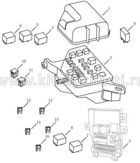 Реле стеклоочистителя MK Cross 1097075403-02